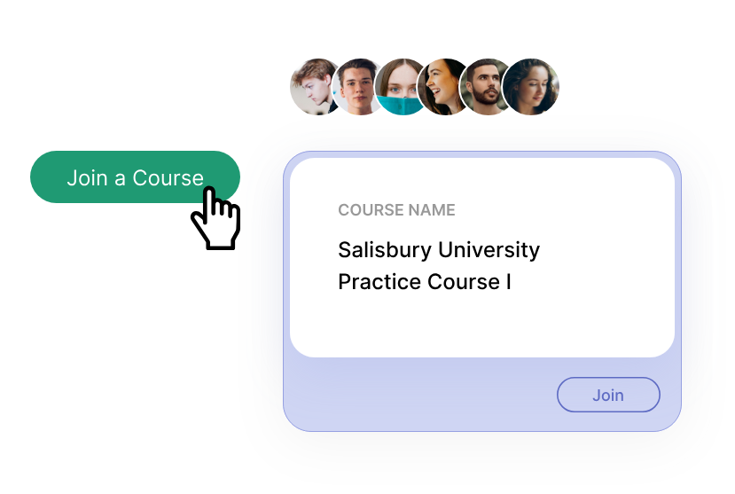 Join a course with course code
